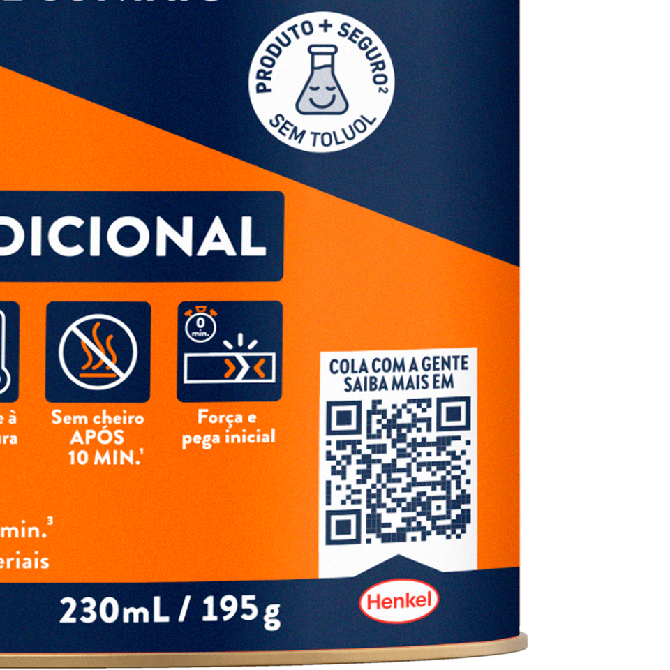 COLA DE CONTATO CASCOLA 195GR SEM TOLUOL