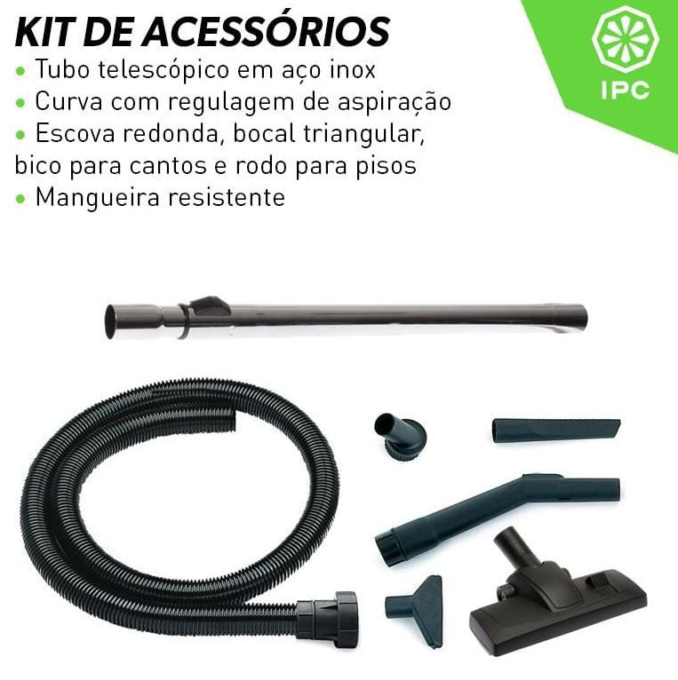 ASPIRADOR DE PÓ LEOLUXO 16LT 220V IPC