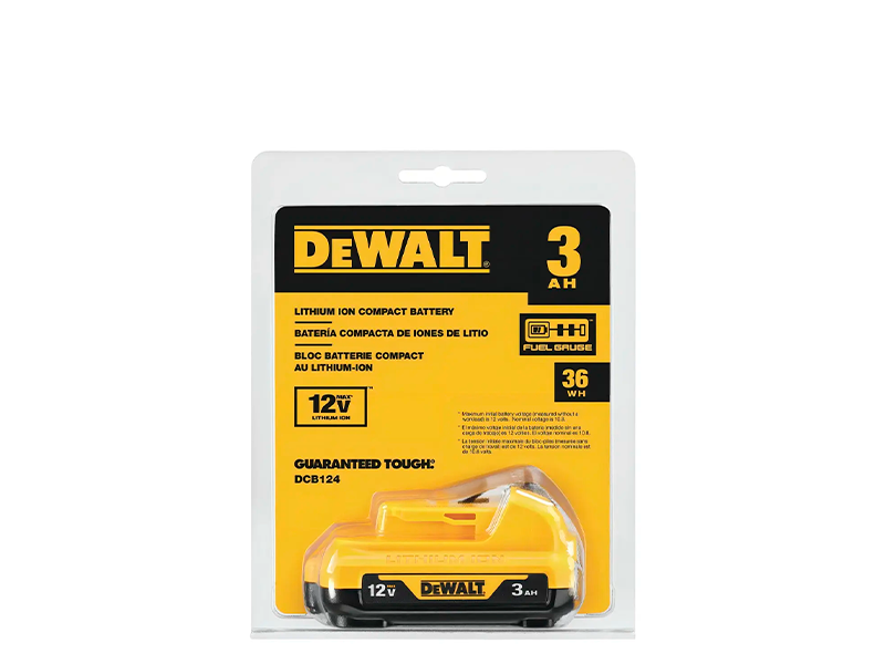 BATERIA 12V MAX LI-ION 3.0AH DCB124 DEWALT