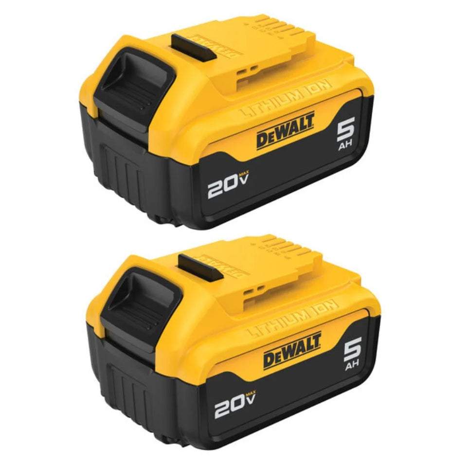 KIT 2 BATERIAS+CARREGADOR+BOLSA 20V DCB205C2K DEWALT