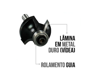 FRESA DE BORDA DECORATIVA 6MM D-68426 MAKITA