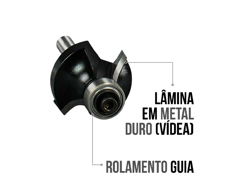 FRESA DE BORDA DECORATIVA 6MM D-68426 MAKITA