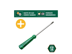 JOGO DE CHAVE FENDA/PHILLIPS COM 6 PEÇAS ST08044L SATA