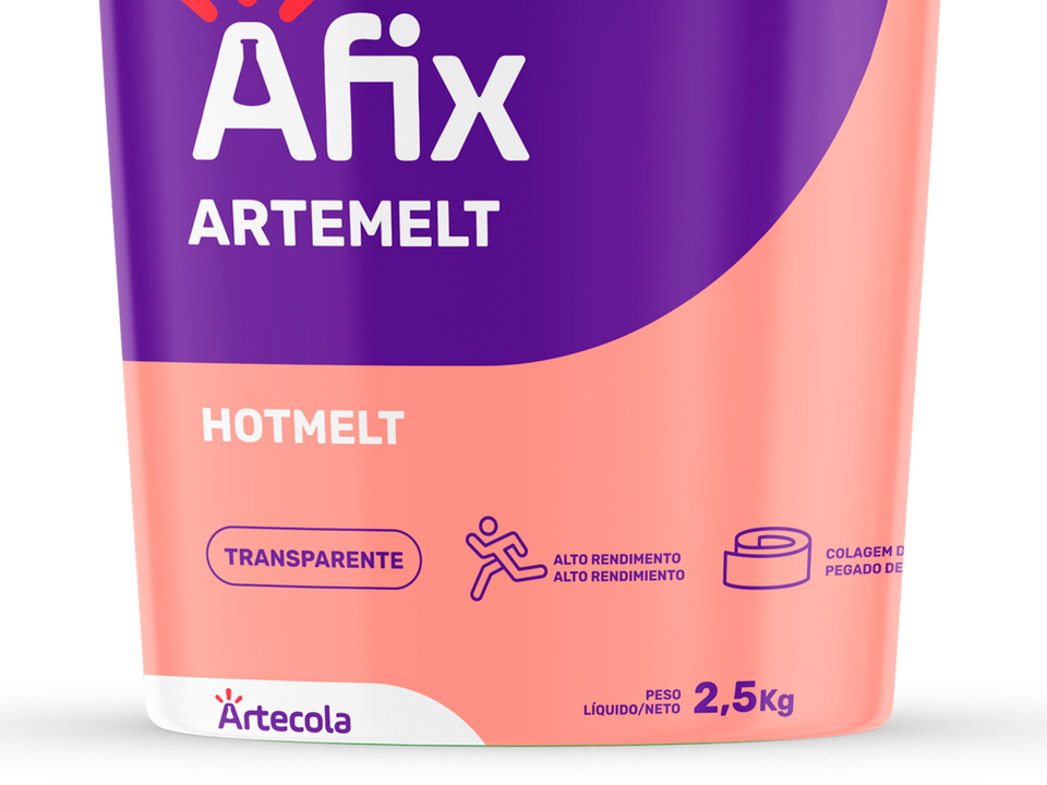 ADESIVO GRANULADO HOT MELT TRANSPARENTE  2.5KG AFIX