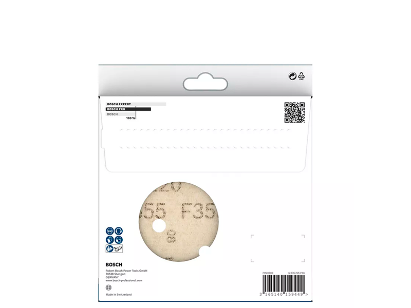 DISCO DE LIXA 150MM GR120 COM 5 PEÇAS 2608605126 BOSCH
