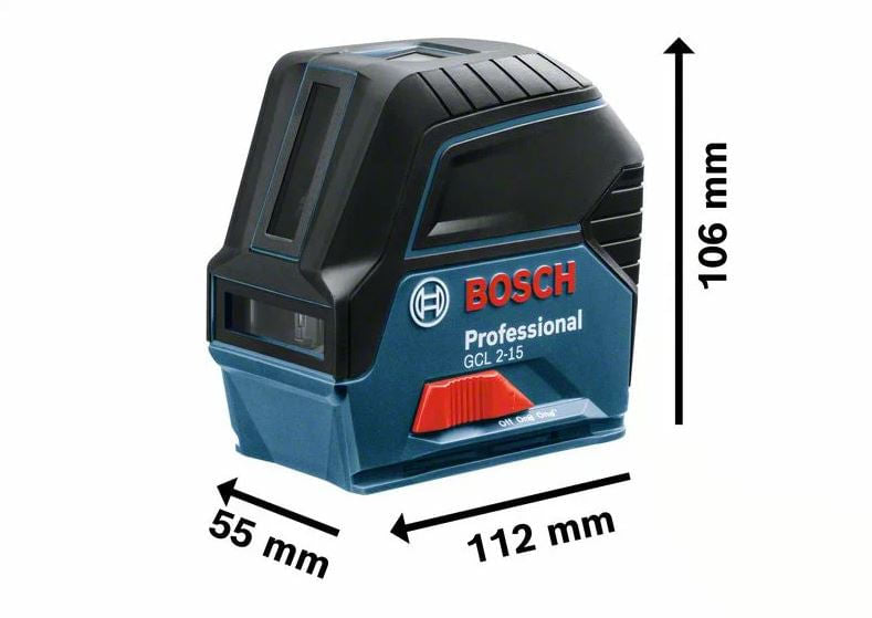 NÍVEL À LASER VERMELHO GCL 2-15 0601066E02 BOSCH