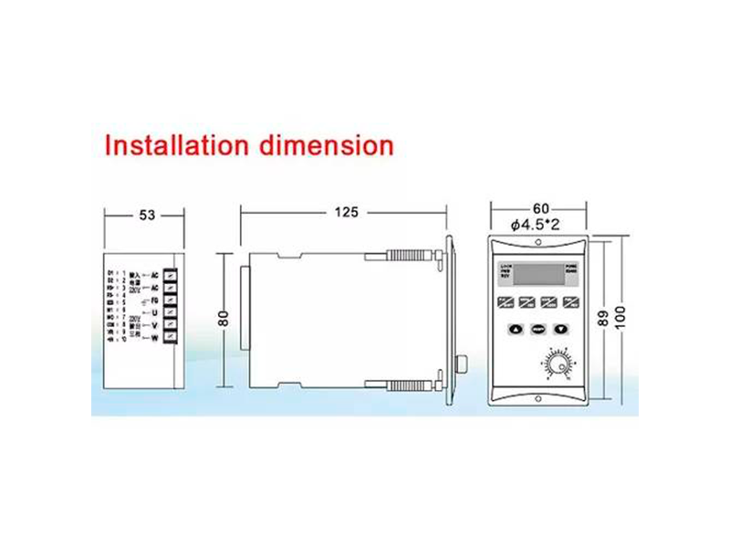 INVERSOR FREQUENCIA 1HP 220V MONOFÁSICA 2618 MAKSIWA