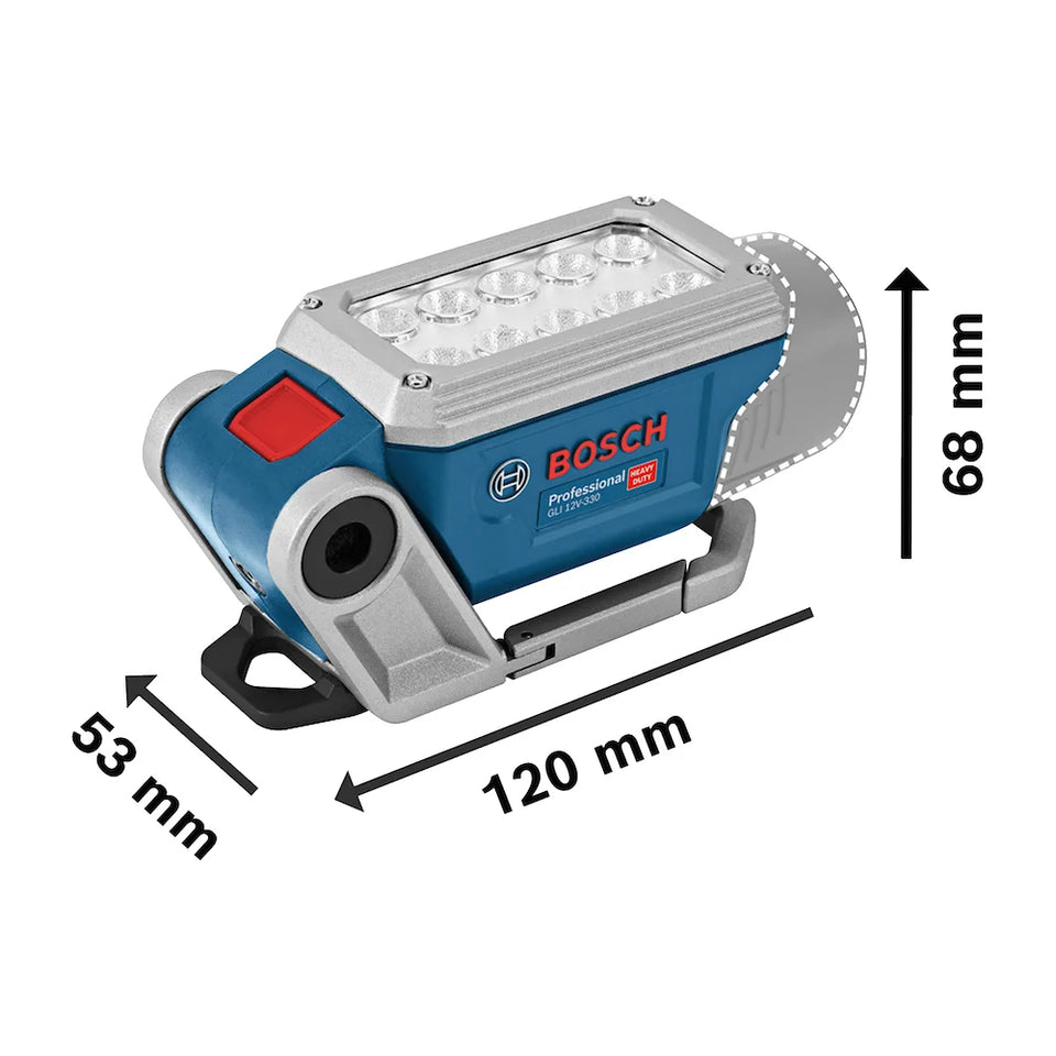 LANTERNA LED 12V GLI 12V-330 06014A0000 SEM BATERIA BOSCH