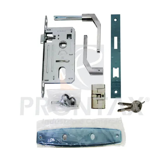 FECHADURA EXTERNA FIT 3410 E380 MZ560 CROMADO 03560D3CR PAPAIZ