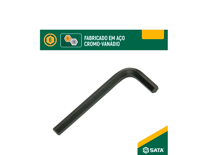 CHAVE HEXAG. CURTA 6MM ST84312L SATA