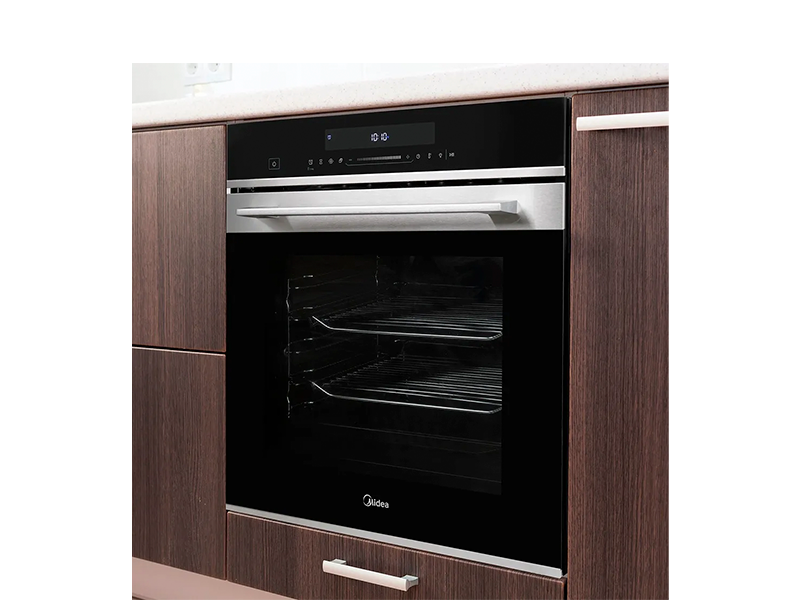 FORNO ELÉTRICO DE EMBUTIR 80L DIGITAL COM AIR FFYER TCT80P2 MIDEA