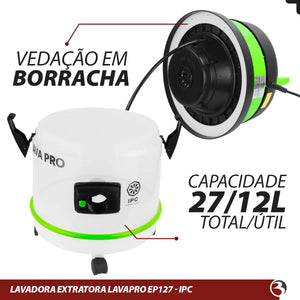 LAVADORA E EXTRATORA LAVA PRO 1.400W 27LT 220V IPC