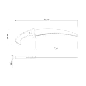 SERROTE DE PODA PROFISSIONAL METÁLICO 13" / 330MM 78376406 TRAMONTINA