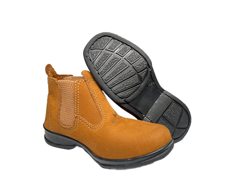 BOTINA DE COURO NOBUCK FERRUGEM 5004 Nº 27 RAÇA BOOTS