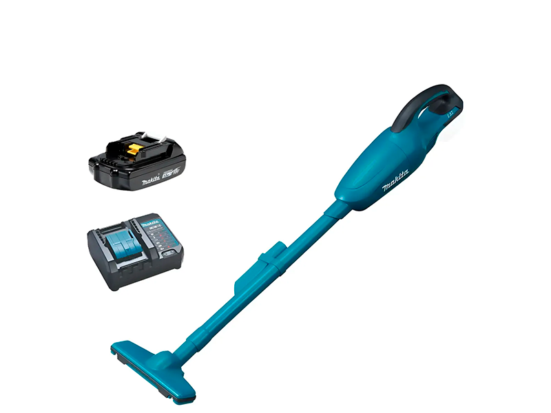 ASPIRADOR DE PÓ A BATERIA 18V COM BATERIA E CARRGADOR DCL180Z-P MAKITA