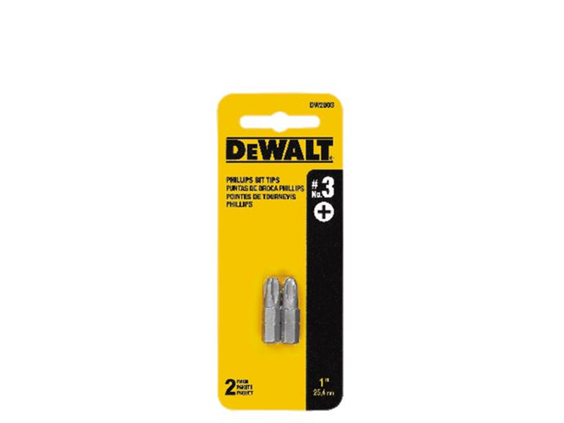 JOGO DE BITS PH3 X 25MM COM 2 PEÇAS DW2003Z DEWALT