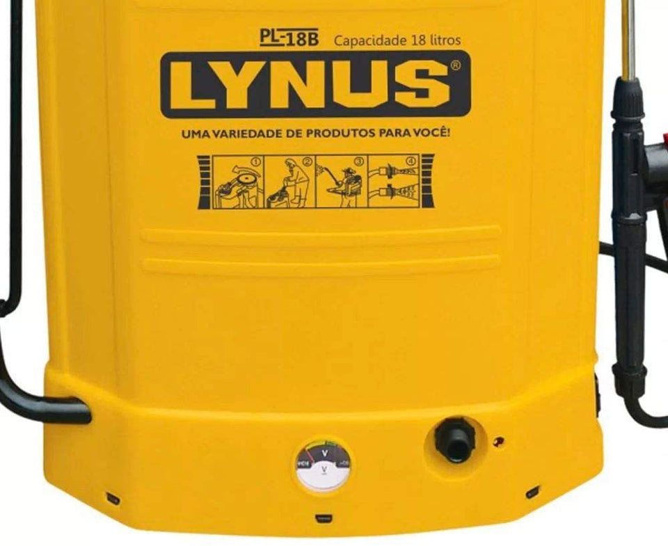 PULVERIZADOR MANUAL A BATERIA PL-18B 18 LITROS 9527.5 LYNUS