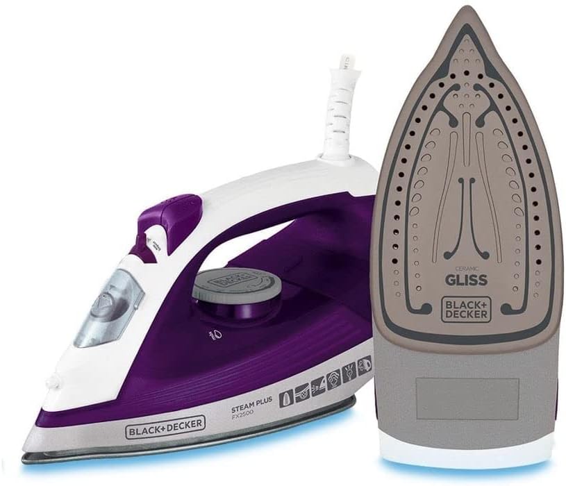 FERRO DE PASSAR A VAPOR COM BASE CERÂMICA 220V FX2500 BLACK & DECKER