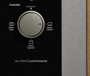 FORNO ELÉTRICO DE EMBUTIR FISCHER FIT LINE 48L 220V 34493(95486)