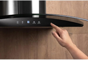 COIFA VIDRO TALENT TOUCH 90CM 16740(17897) 220V FISCHER