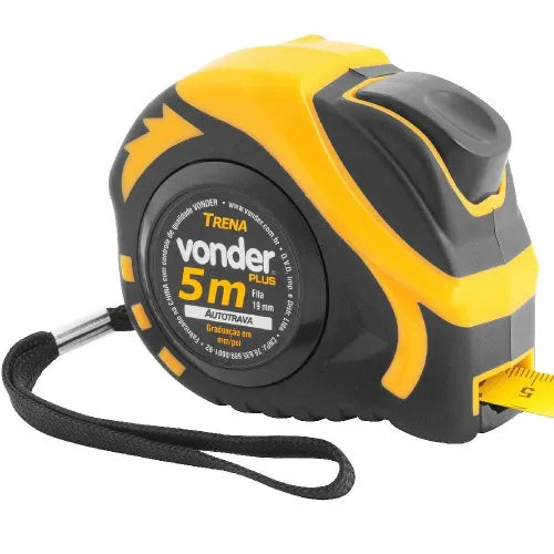 TRENA COM FITA DE AÇO 5MX19MM 3868505505 VONDER