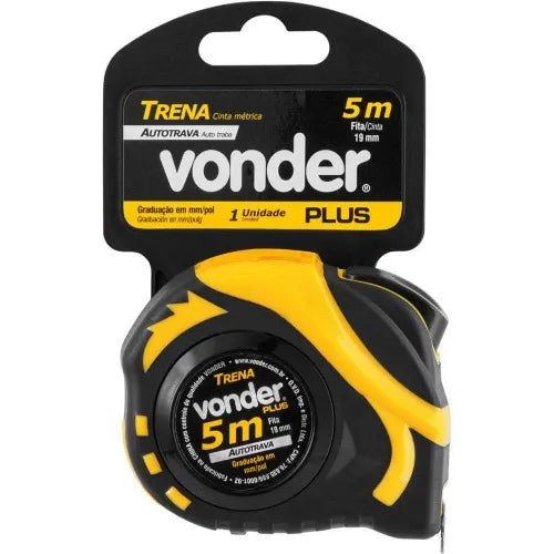 TRENA COM FITA DE AÇO 5MX19MM 3868505505 VONDER
