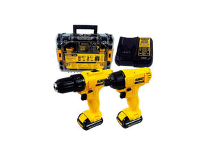 KIT FURADEIRA E PARAFUSADEIRA DE IMPACTO12V 2 BATERIAS DCK201C2-BR DEWALT