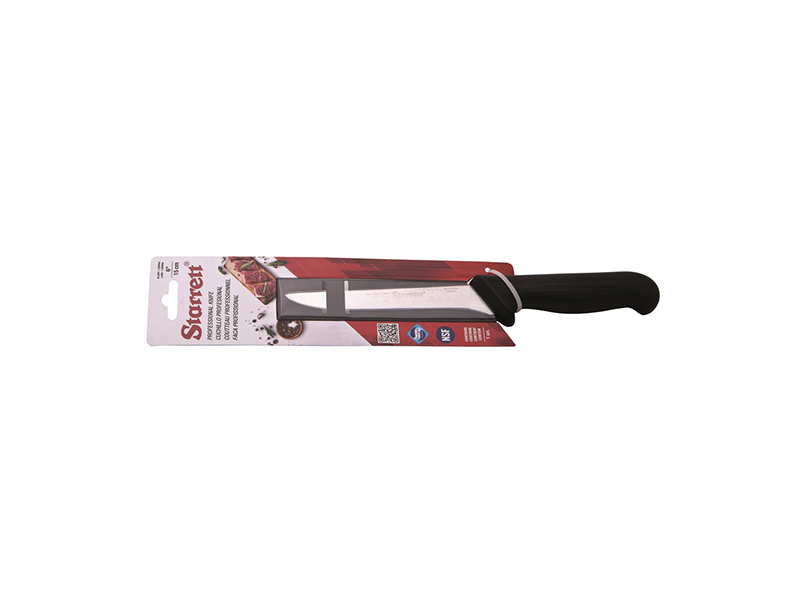 FACA PARA DESOSSAR ESTREITA 15CM KBKB104 PRETO STARRETT