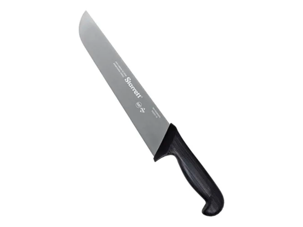FACA PARA CARNE LÂMINA LARGA 20CM KBKB203 PRETO STARRETT