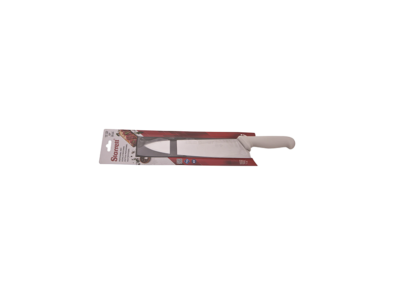 FACA PARA CARNE LÂMINA TRIANGULAR 25CM KBKW301 BRANCO STARRETT