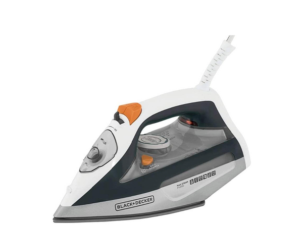 FERRO A VAPOR COM ANTI GOTEJAMENTO CINZA E LARANJA FX3100-B2 220V BLACK & DECKER