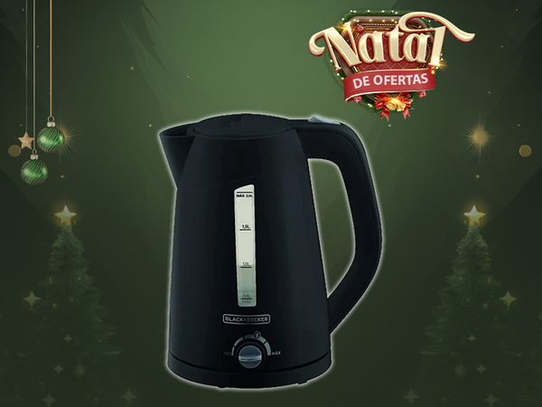 CHALEIRA ELÉTRICA COM CONTROLE DE TEMPERATURA K2200-B2 1850W 220V BLACK+DECKER