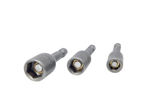 KIT SOQUETE MAGNÉTICO ENCAIXE 1/4" COM 3 PEÇAS B-38847 MAKITA