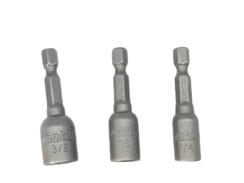 KIT SOQUETE MAGNÉTICO ENCAIXE 1/4" COM 3 PEÇAS B-38847 MAKITA