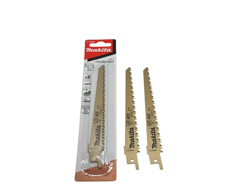 CONJUNTO DE LÂMINAS DE SERRA SABRE 150MM COM 2 PEÇAS D-53089 MAKITA