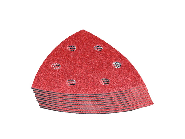CONJUNTO DE LIXA TRIANGURA GRÃO 80 COM 10 PEÇAS D-58590 MAKITA