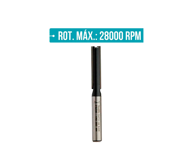 FRESA PARALELA RETA 6MM D-67723 MAKITA