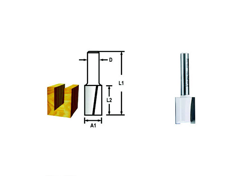 FRESA PARALELA RETA 10MM HASTE 6MM D-67751 MAKITA