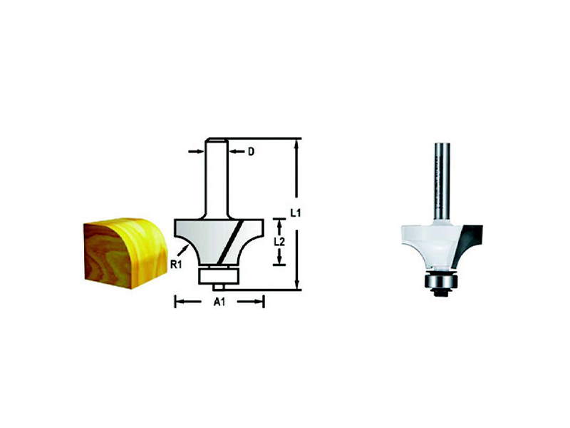 FRESA DE BORDA 6MM COM ROLAMENTO D-68410 MAKITA
