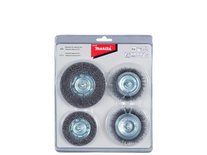 KIT DE ESCOVAS DE AÇO PARA FURADEIRAS COM 4 PEÇAS D-65729 MAKITA