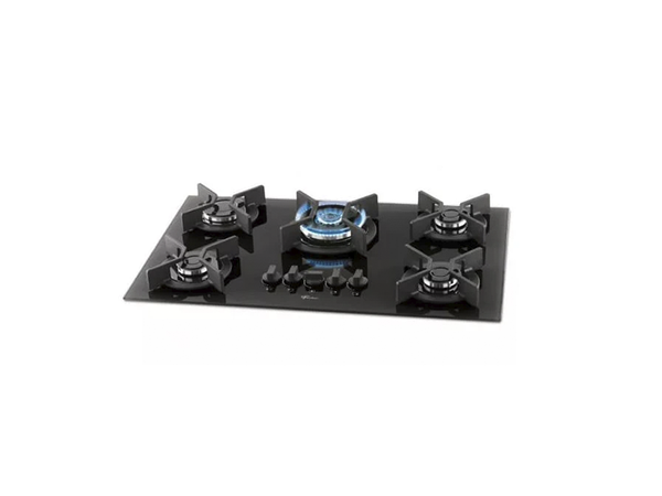 FOGÃO COOKTOP 5Q TC INFINITY GÁS MESA VIDRO - PRETO 26298.57077 FISCHER