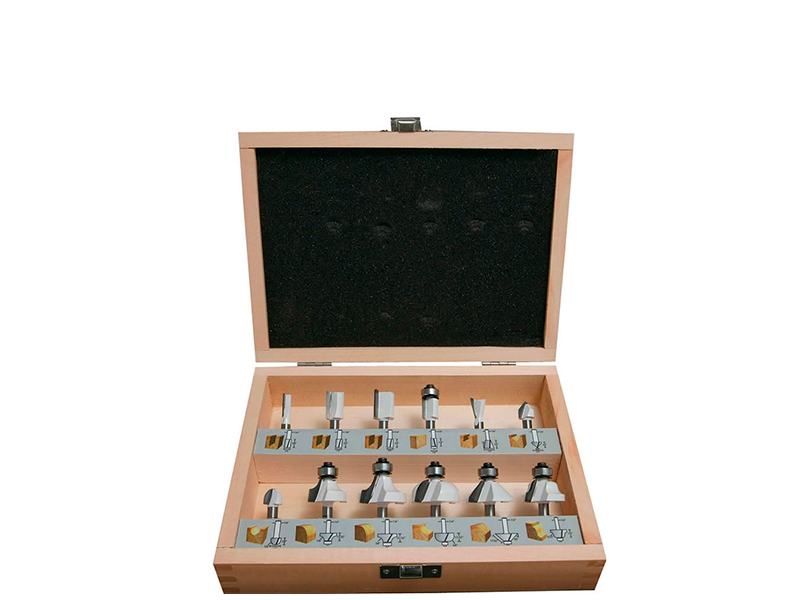 KIT DE FRESAS HASTE 1/4" COM 12 PEÇAS D-53584 MAKITA