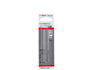 CONJUNTO DE BROCAS HSS POINT TEQ 1.0M 2608577153 COM 2 PEÇAS BOSCH