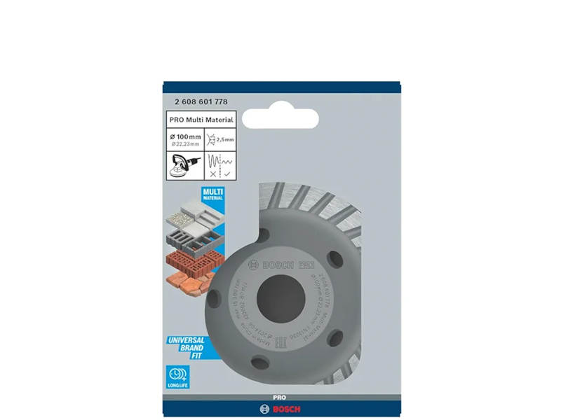 PRATO DIAMANTADO TURBO 100X22.23MM 2608601778 BOSCH