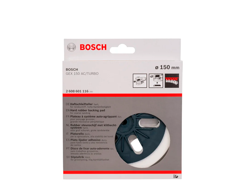DISCO DE BORRACHA 150MM DURO 2608601116 BOSCH