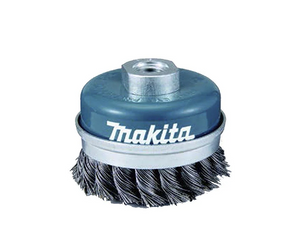 ESCOVA AÇO TORCIDA TIPO COPO 60MM COM ROSCA D-55217 MAKITA