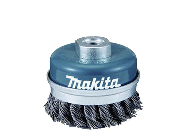 ESCOVA AÇO TRANÇADA TIPO COPO 100MM COM ROSCA D-29290 MAKITA