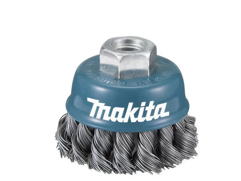 ESCOVA AÇO TRANÇADO TIPO COPO 75MM D-55170 MAKITA