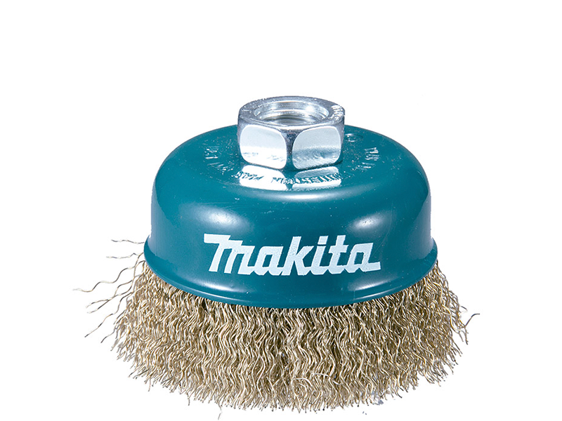 ESCOVA AÇO ONDULADO TIPO COPO 60MM COM ROSCA D-55348 MAKITA