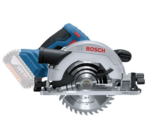SERRA CIRCULAR 18V GKS 18-V57 SEM BATERIA SEM CARREGADOR BOSCH